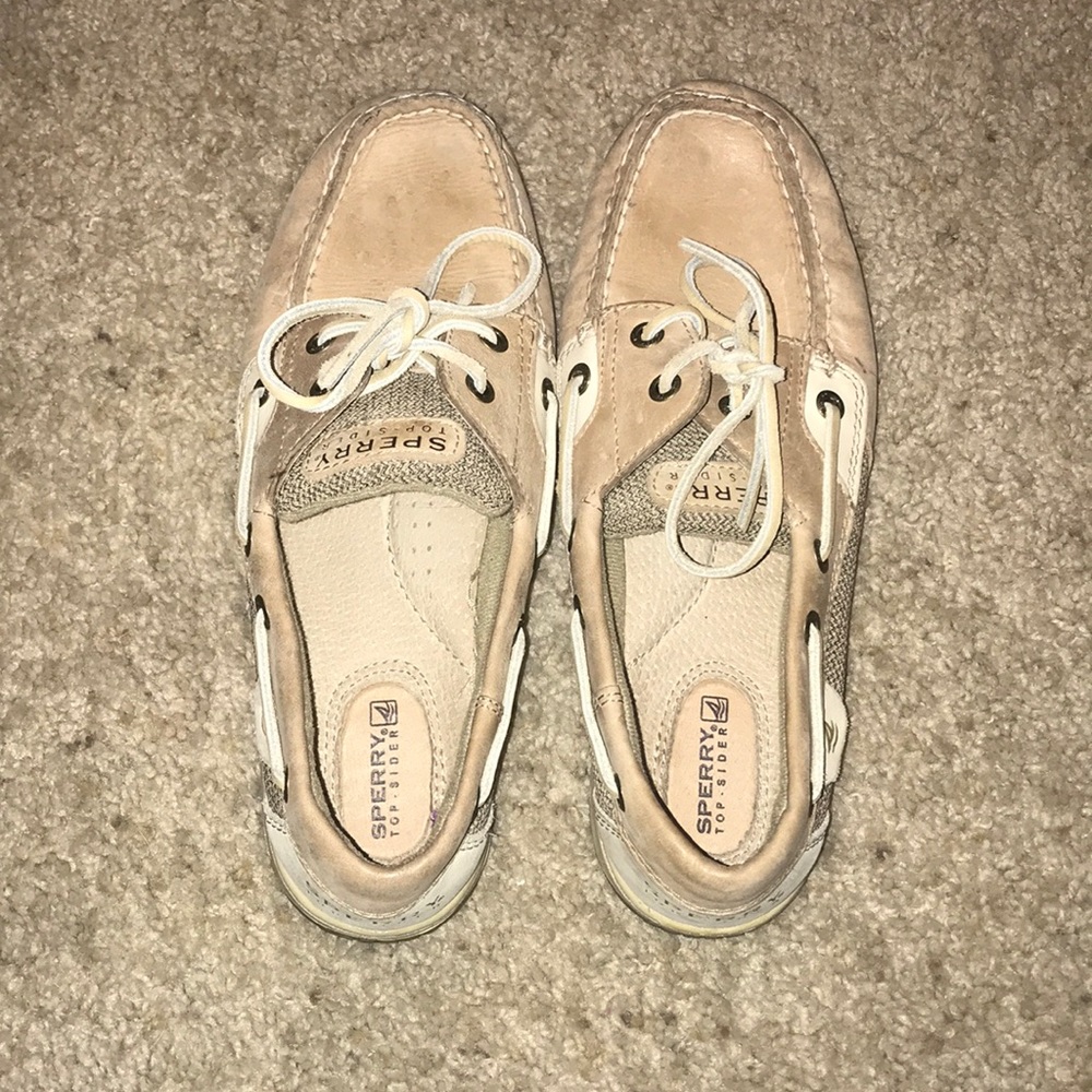 Tan Sperry Angelfish Boat Shoe